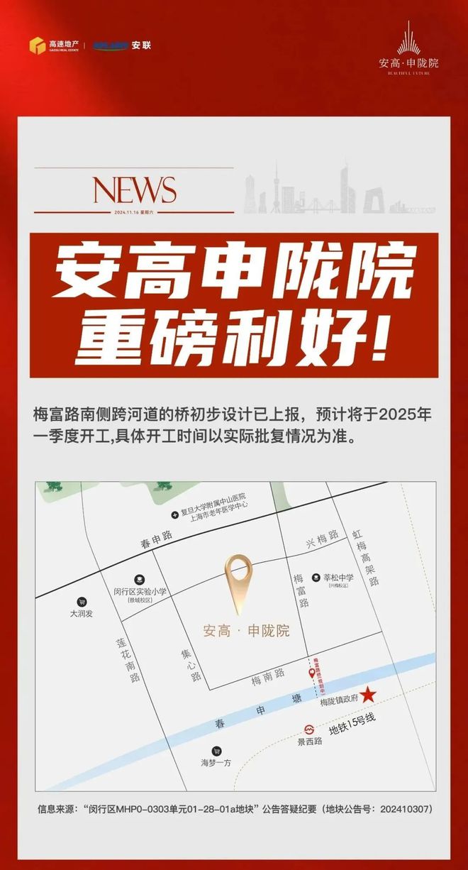 闵行安高申陇院售楼处电话丨官方网站丨百度百科丨户型配套丨位置彩神vll(图1)